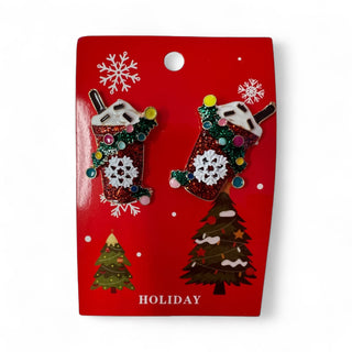 Christmas Latte Earrings