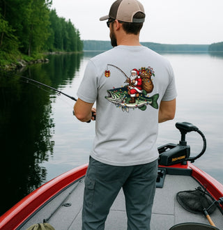 Fishing Santa T-Shirt