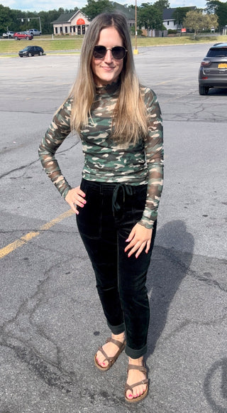 High Rise Corduroy Jogger