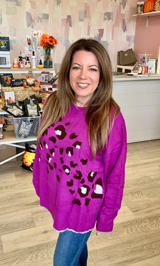 Leopard Print Sweater