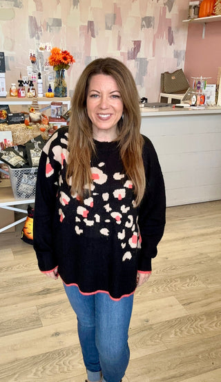 Leopard Print Sweater