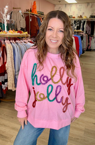 Holly Jolly French Terry Pullover