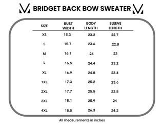 IN STOCK Bridget Back Bow Sweater - Hunter Green