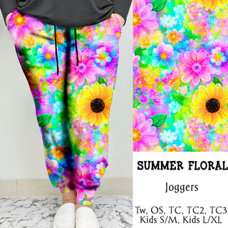 Summer Floral Leggings/Joggers | Run ends 3/8| ETA 42 Days