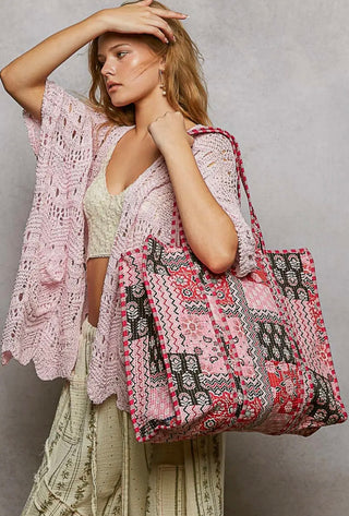 Power Girl Quilted Tote