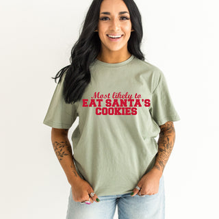 Most Likely To Eat Santas Cookies Tshirt
