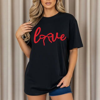 Red Bow Love Tshirt