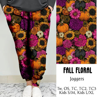 Fall Floral Leggings/Joggers | Run Ends 7/28| ETA 42 days