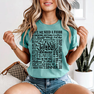 J Roll Songs Tshirt