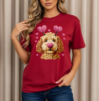 Valentine Goldendoodle Tshirt