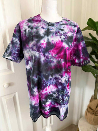 Ice Dye Custom Tees - Magenta Nightfall
