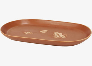 Fall Leaves Oval Platter