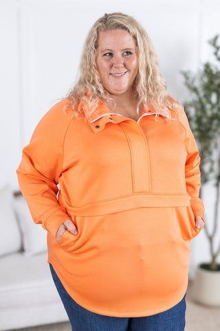 IN STOCK Mia Scuba Halfzip - Dreamsicle FINAL SALE