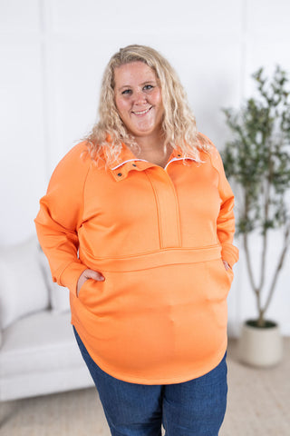 IN STOCK Mia Scuba Halfzip - Dreamsicle FINAL SALE