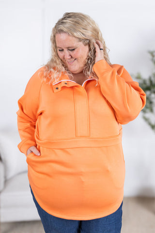 IN STOCK Mia Scuba Halfzip - Dreamsicle FINAL SALE