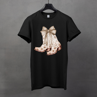 Cowboy Boots Bow T-Shirt