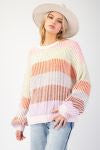 Pumpkin Rose Sweater