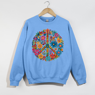 Floral Peace Crewneck