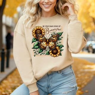 Be Your Own Kind Of Beautiful Crew Sweatshirt