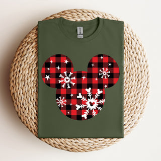 Buffalo Plaid Mouse Tshirt