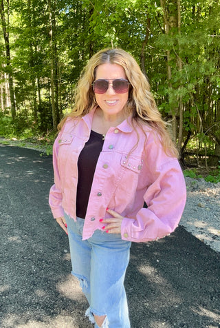 Diamonds & Pearls Denim Jacket