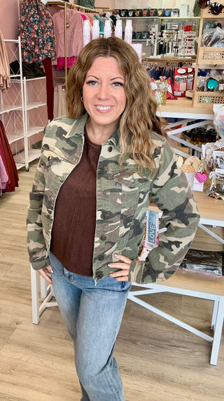 Mid-Length Camo Jacket