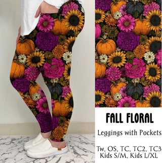 Fall Floral Leggings/Joggers | Run Ends 7/28| ETA 42 days