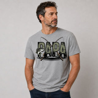 Papa Fishing Tshirt