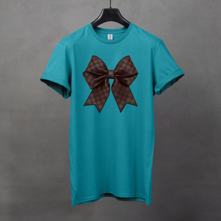 Leather Bow T-Shirt