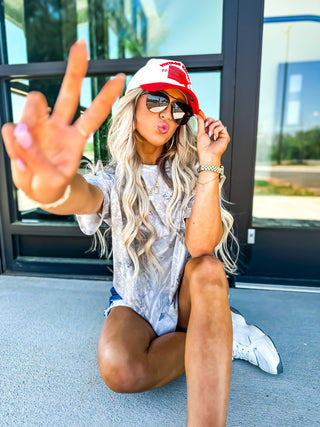 Birdie Exclusive Iced Out Camo Oversized Tee