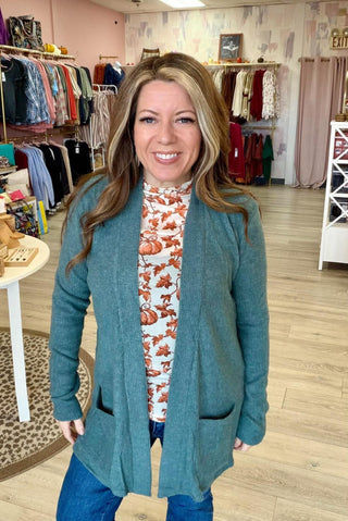 Harper Open Front Cardigan
