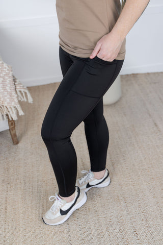 IN STOCK Athleisure Leggings - Black