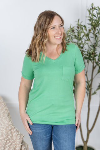 IN STOCK Sophie Pocket Tee - Mint FINAL SALE