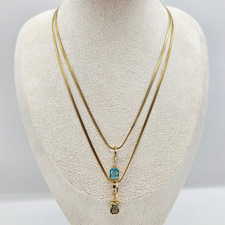Interchangeable Glass Charm Party - Necklace & Earrings