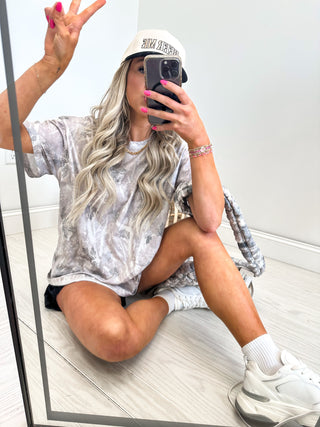 Birdie Exclusive Iced Out Camo Oversized Tee
