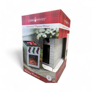 Illumination Fragrance Warmer Hearthstone and Fireplace - Holiday Fireplace