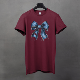 Denim Bow T-Shirt