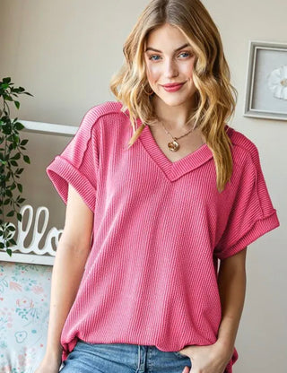 Cozy Crush Waffle Top