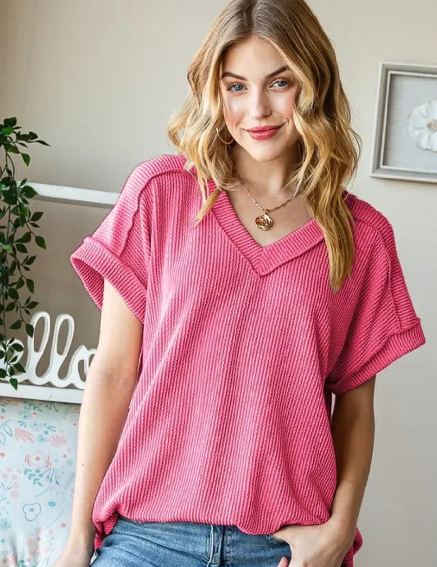 Cozy Crush Waffle Top
