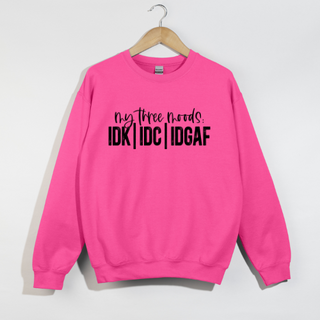 My Three Moods Crewneck