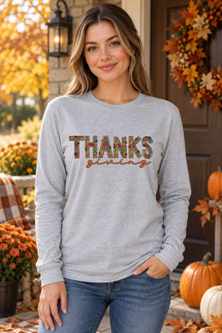 Thanksgiving Long Sleeve Tshirt