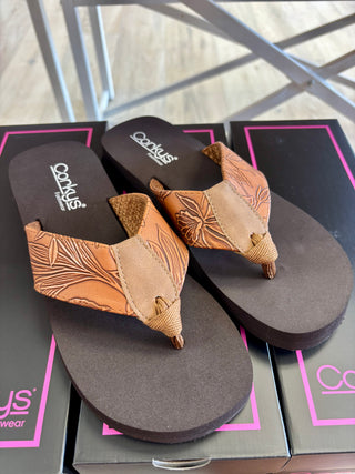 Sun Tooled Sandals