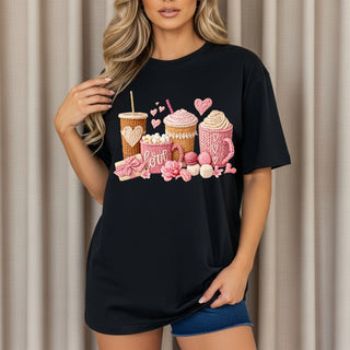 Faux Yarn Coffee Fix Tshirt