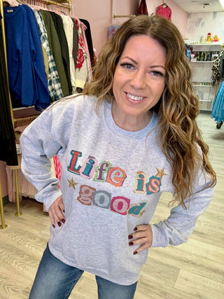 Life is Good Crewneck
