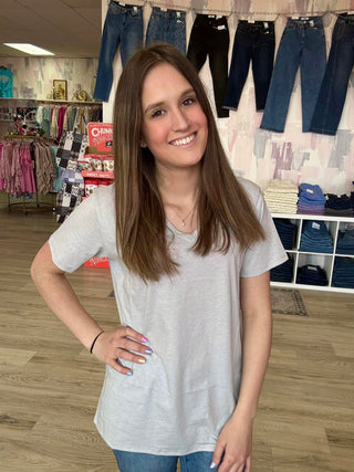 Summer Basics Vneck Tee