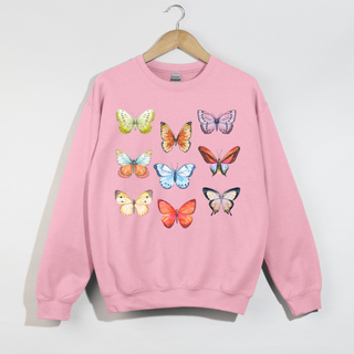 Butterfly Collage Crewneck