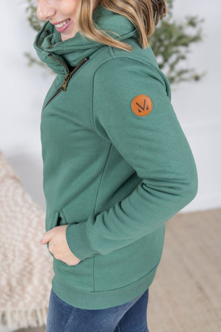 IN STOCK Quinn ZipUp Cowl - Fern