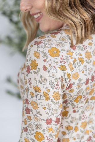 IN STOCK Blair Long Sleeve Top - Fall Vintage Floral
