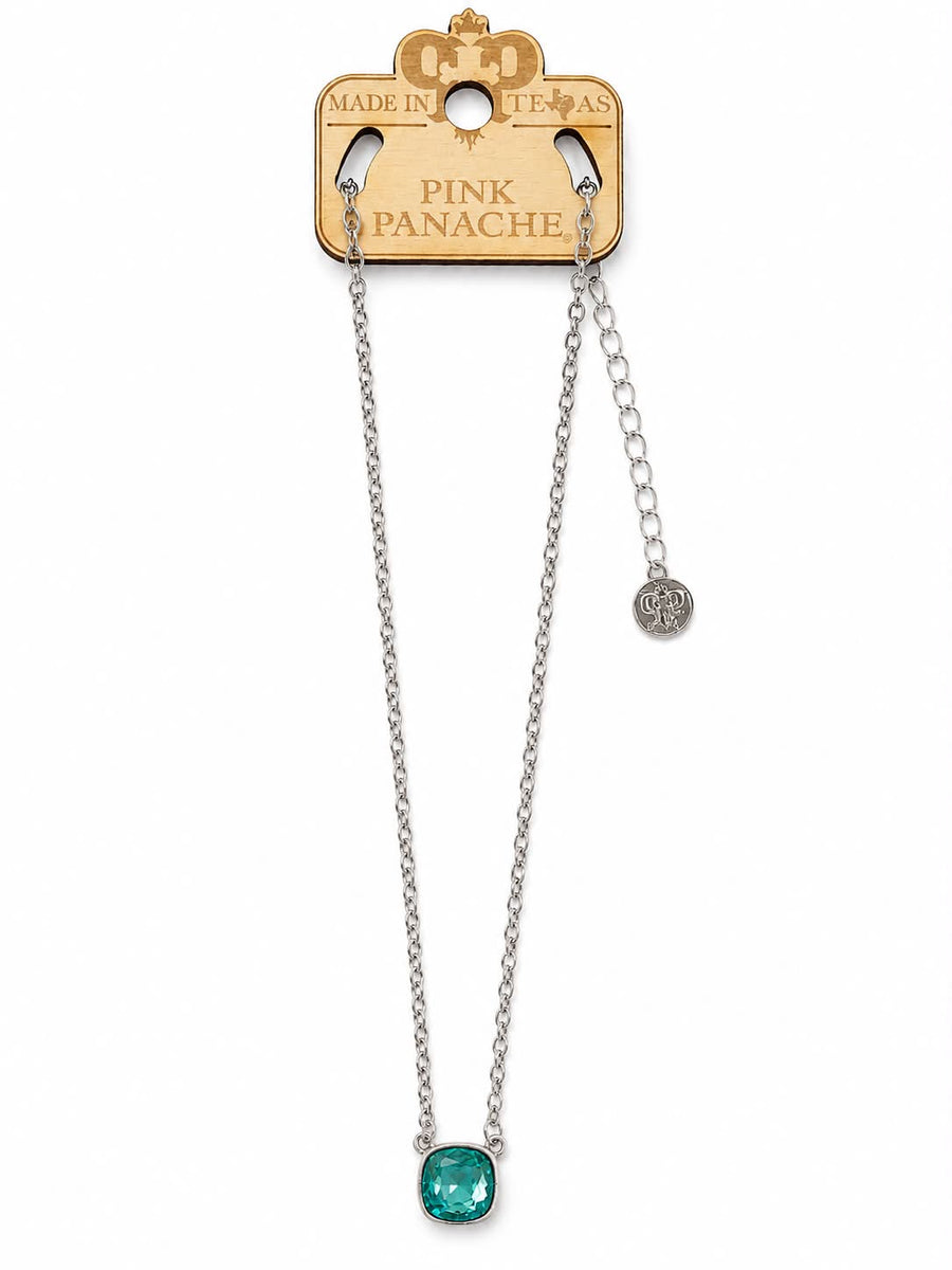 Lagoon Spark Pendant Necklace