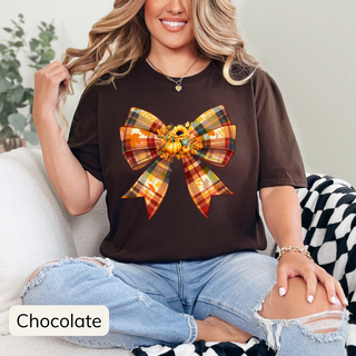 Plaid Bow T-Shirt